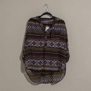 Tribal Print Blouse